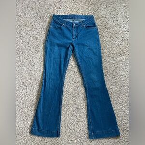 Kimes Ranch Blue Flare Wide Leg Jeans